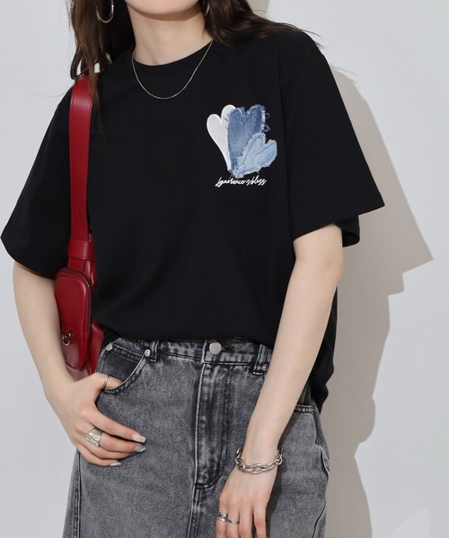 お値下げ!!伊太利屋。新品未使用 デニムブルー 半袖シャツ