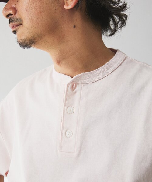 Healthknit tシャツ / ヘルスニット 別注 ヘンリーネックTシャツ