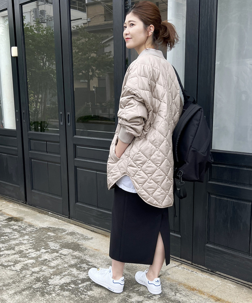 最終値下げSpick & Span スピックアンドスパン キルティングブルゾン Spick＆Span（スピック アンド スパン） 「Spick & Span