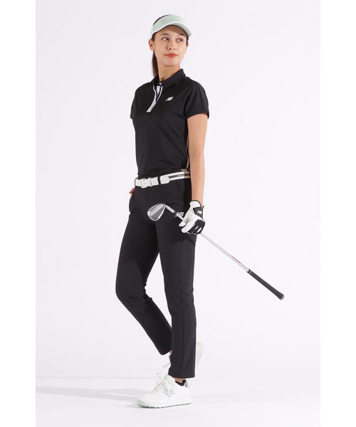 ブラウス シャツ 「new balance golf」UVカット フレンチスリーブ カラーシャツ (WOMENS) レディース New Balance Golf ブラウス シャツ 「new balance golf」UV