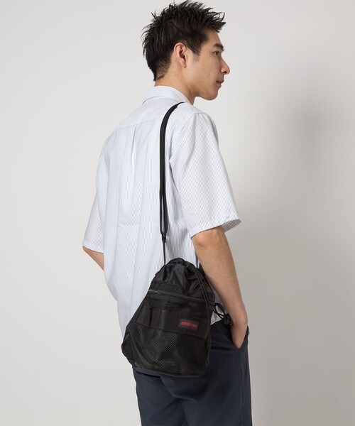 【別注】＜BRIEFING＞GLR リップストップ メッシュ ショルダーバッグ BRIEFING ショルダーバッグ 「別注」「BRIEFING」GLR リップス