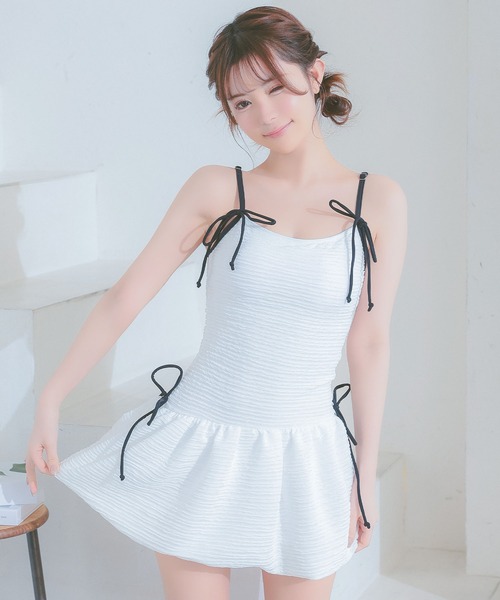 Tika 水着 ワンピース 体型カバー 韓国風 レディース 可愛い