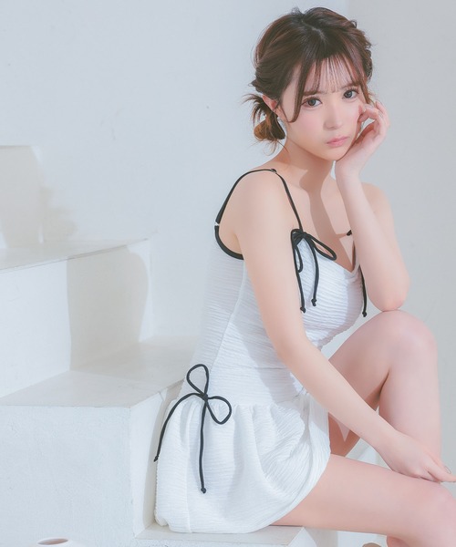 Tika 水着 ワンピース 体型カバー 韓国風 レディース 可愛い