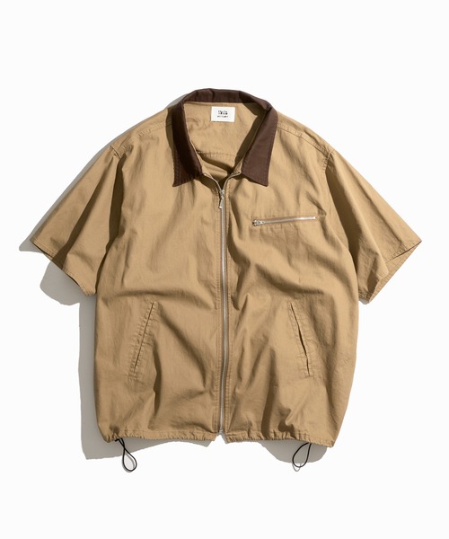 人気が高い ZIP シャツ WETTEMPT TWILL ジップツイル / BLOUSON SLEEVE HALF トートバッグ