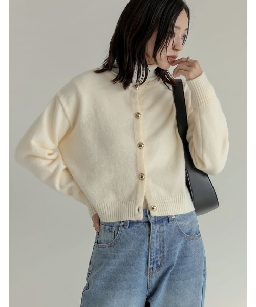 RHC アイボリー ニットカーディガン RHC アイボリー ニットカーディガン RHC アイボリー Herman ロン