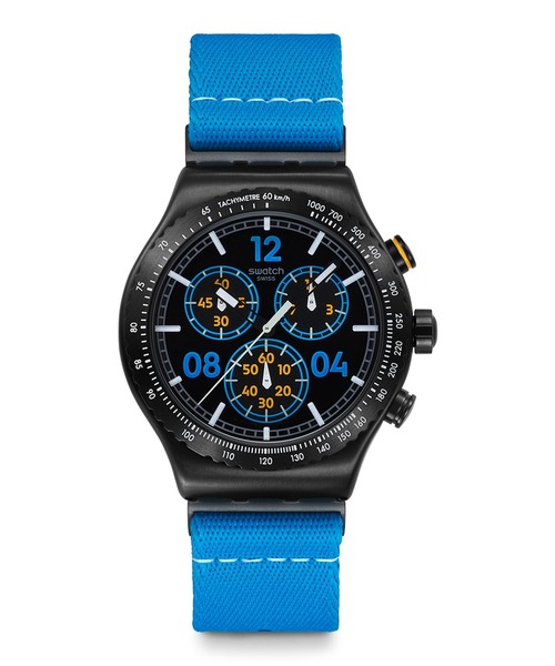 Swatch 腕時計 MOMENTS IN BLUE メンズ レディース : ZOZOTOWN