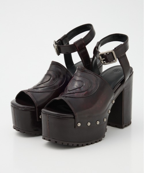 SLY サンダル CHUNKY SOLE HEART SANDAL チャンキーソール
