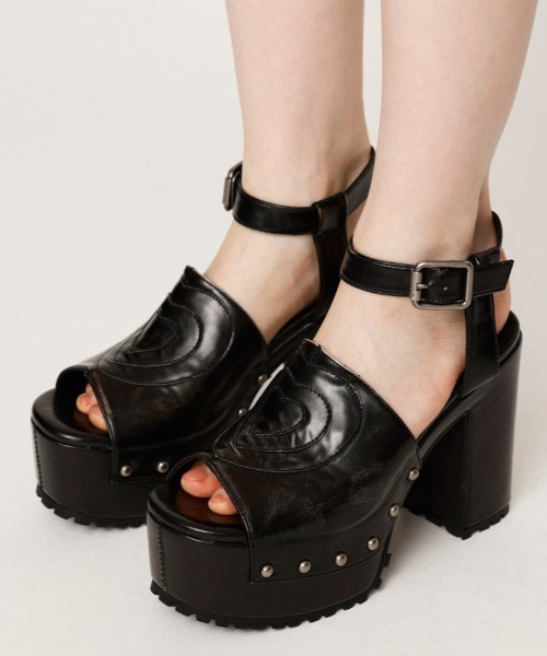 SLY厚底サンダル SLY サンダル CHUNKY SOLE HEART SANDAL チャンキーソール