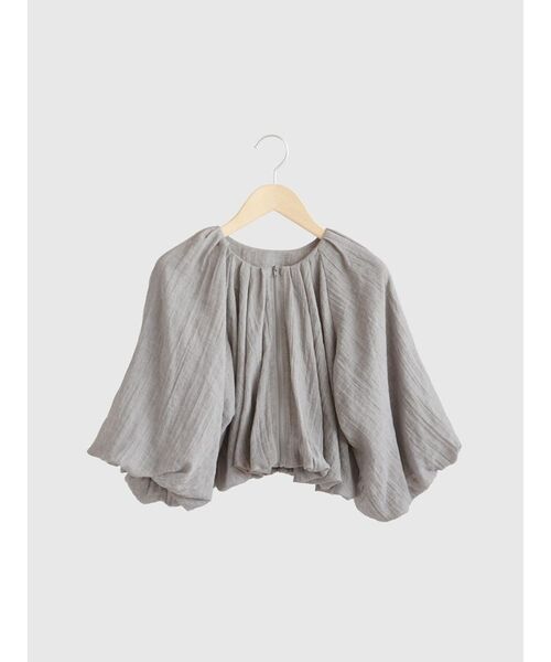 FIKA. ブラウス シャツ Zip up balloon tops レディース