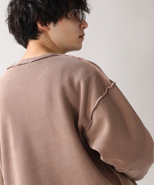 「RAGEBLUE」 スウェットカットソー MEDIUM ブラウン メンズ