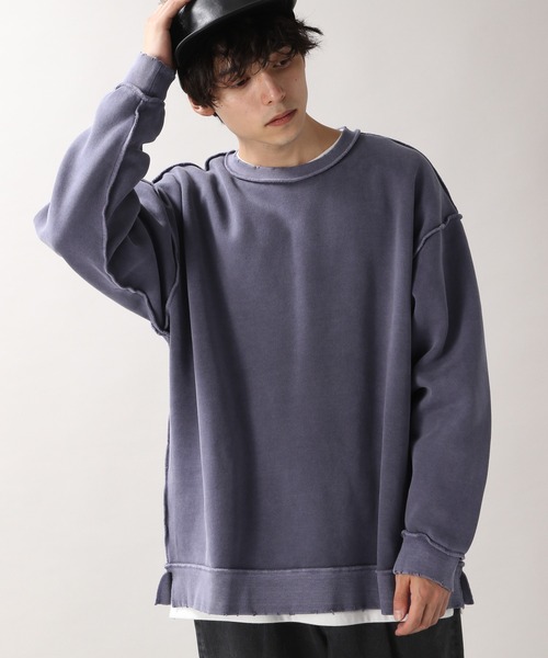 「RAGEBLUE」 スウェットカットソー MEDIUM ブラウン メンズ