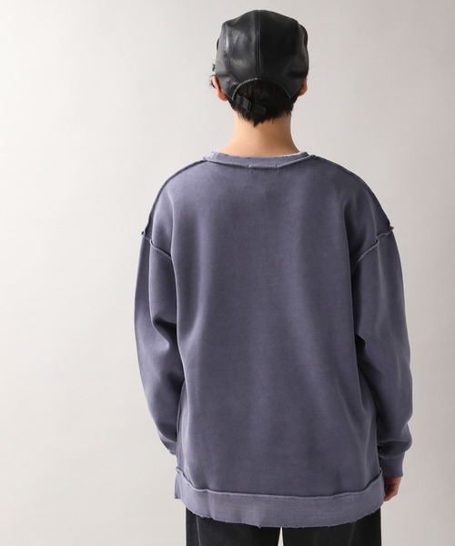 「RAGEBLUE」 スウェットカットソー MEDIUM ブラウン メンズ