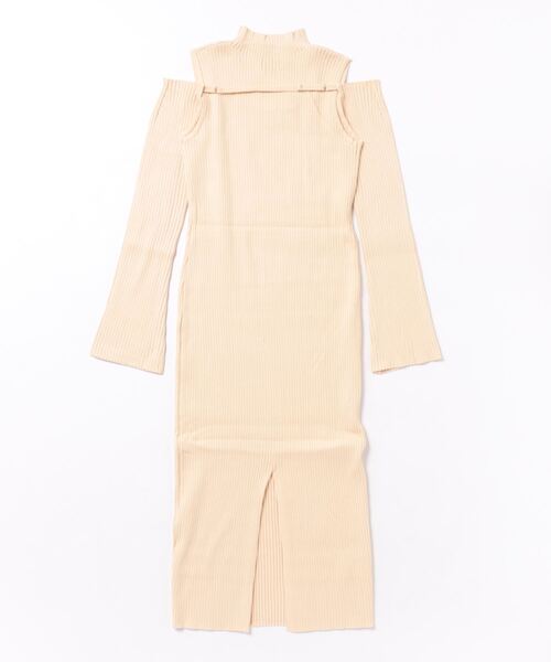 「EATME」 ニットワンピース FREE レッド レディース_画像2