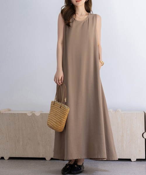 DAY CLOSET ワンピース 夏 レディース 夏っぽベーシックノースリーブ