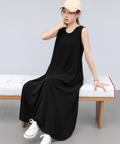 DAY CLOSET ワンピース 夏 レディース 夏っぽベーシックノースリーブ