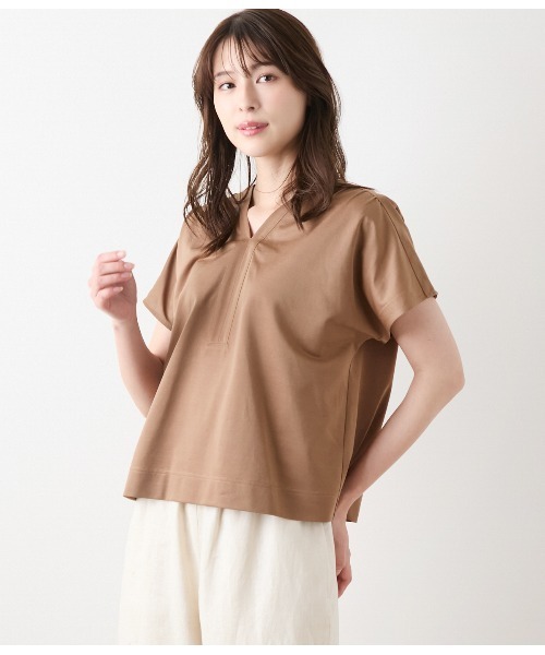 NEWYORKER（ニューヨーカー） tシャツ 半袖 「接触冷感」ハイツイスト