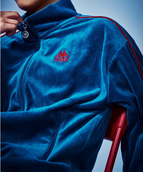 Kappa（カッパ） コート ジャケット ベロアトラックジャケット メンズ