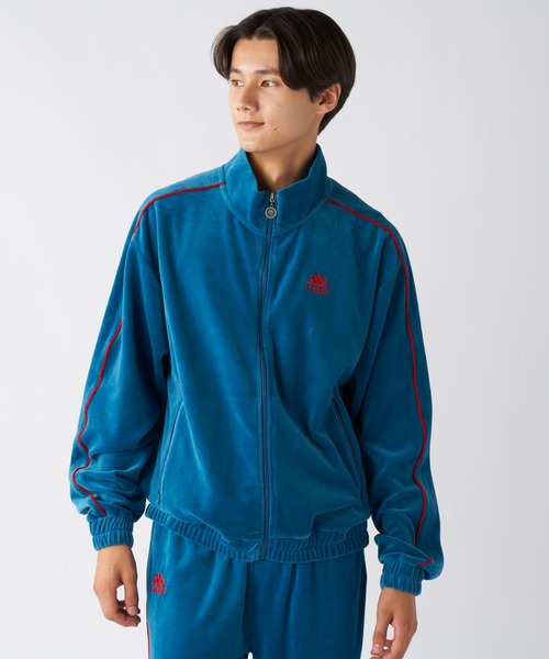 Kappa（カッパ） コート ジャケット ベロアトラックジャケット メンズ