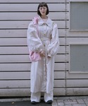 トレンチコート コート tulle layer...の詳細画像2