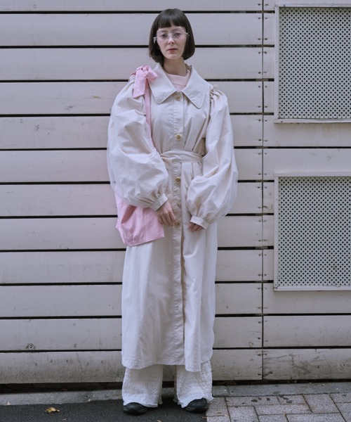 HONEY MI HONEY オーガンジーコート HONEY MI HONEY（ハニーミーハニー） トレンチコート コート tulle