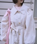 トレンチコート コート tulle layer...の詳細画像4