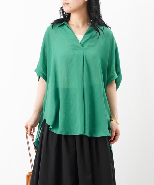 ブラウス シャツ LC/LLL ヴィンテージボイルスキッパーブラウス レディース