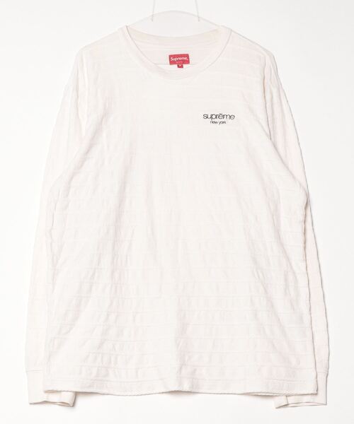 SUPREME ロゴプリント 長袖Tシャツ ホワイト Supreme 「Supreme」 長袖Tシャツ M ホワイト メンズ : ZOZOTOWN