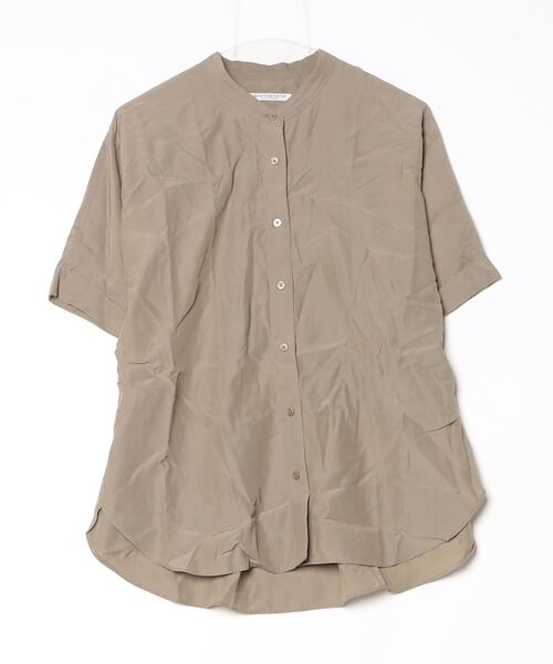 「BEAUTY&YOUTH UNITED ARROWS」 半袖ブラウス FREE オリーブ レディース