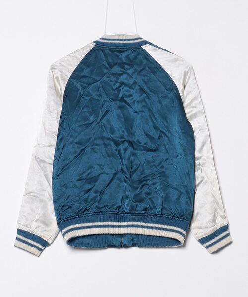 「UNUSED」 ジップアップブルゾン「STAMMBAUMコラボ」 0 ブルー レディース_画像2