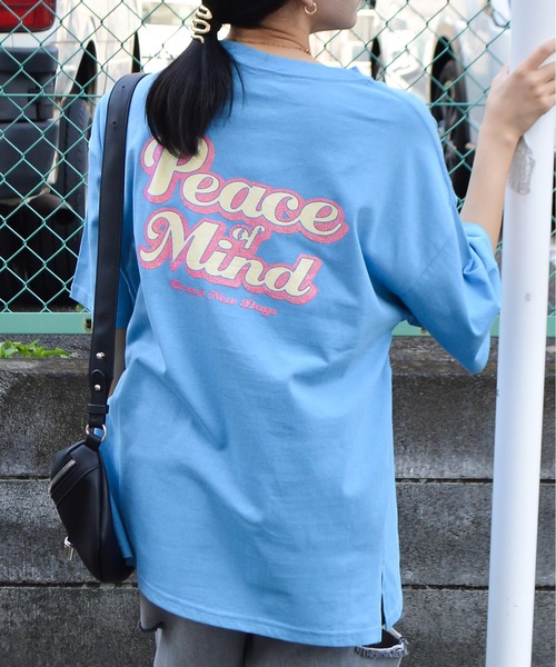 tシャツ 「spiritoso」グリッタープリントTシャツ レディース | spiritoso | 03