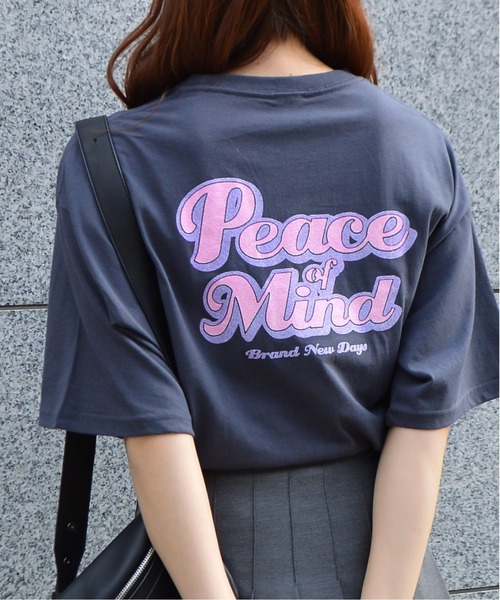 tシャツ 「spiritoso」グリッタープリントTシャツ レディース | spiritoso | 05