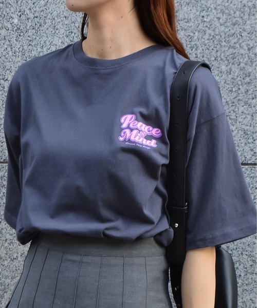 tシャツ 「spiritoso」グリッタープリントTシャツ レディース | spiritoso | 06