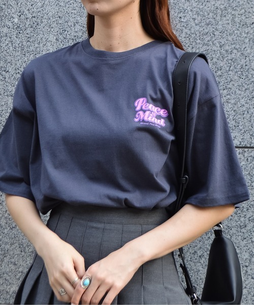 tシャツ 「spiritoso」グリッタープリントTシャツ レディース | spiritoso | 08