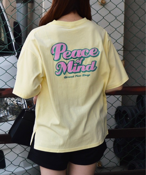 tシャツ 「spiritoso」グリッタープリントTシャツ レディース | spiritoso | 12