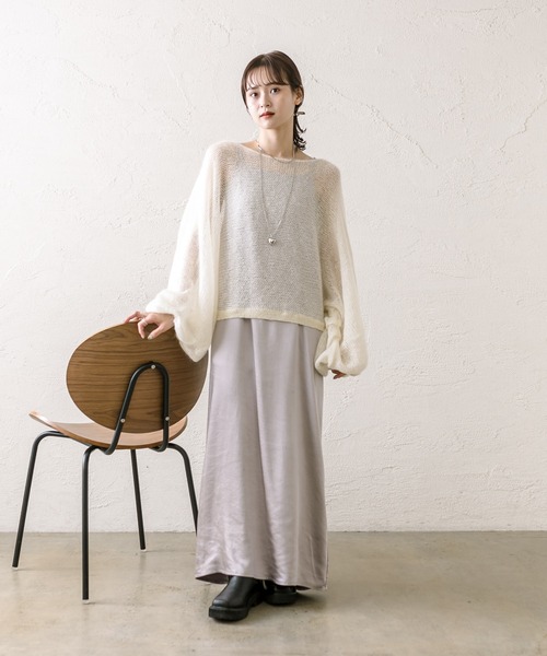 mystic（ミスティック） キャミソールワンピース 1 ライトグレー