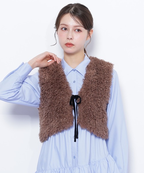 JILL by JILL STUART（ジルバイジルスチュアート） ベスト ジレ リボン