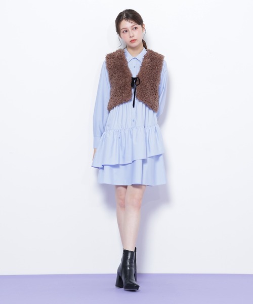 JILL by JILL STUART（ジルバイジルスチュアート） ベスト ジレ リボン