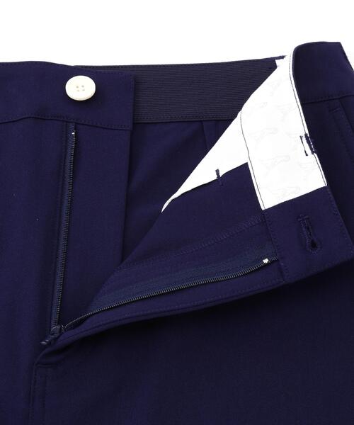 【ホワイト】全方向コットンストレッチツイル台形スカート <LADIES> (LADIES) PING APPAREL｜全方向コットンストレッチツイル台形スカート <LADIES