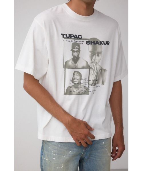 AZUL BY MOUSSY（アズールバイマウジー） tシャツ 「2PAC」ビンテージ 