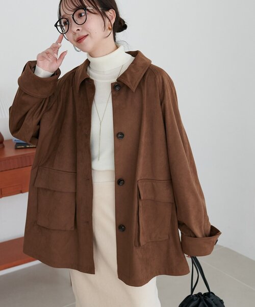 フェイクファー 3J7630/UNKNOWN フェイクファーカーコート ビンテージ