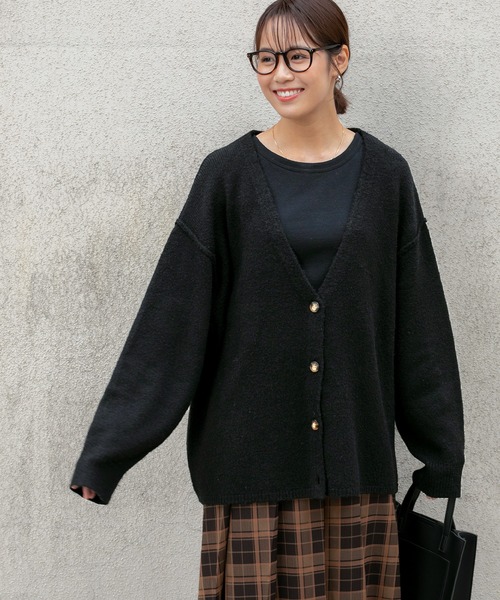 THE CRAFT CREW PRODUCTS カーディガン ウォッシャブル オーバーサイズ