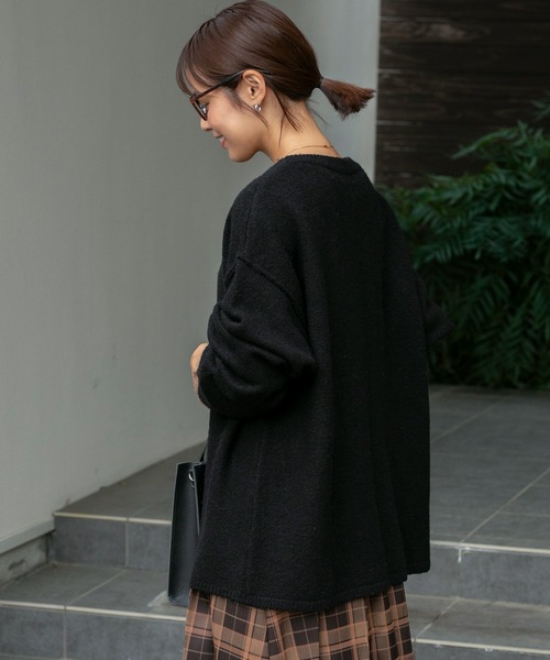 THE CRAFT CREW PRODUCTS カーディガン ウォッシャブル オーバーサイズ