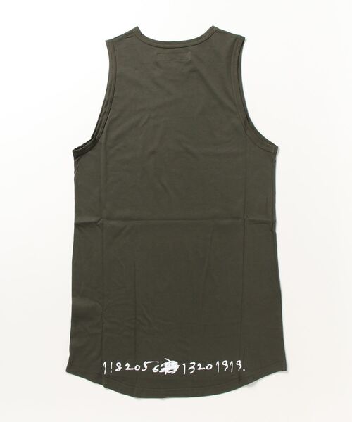 「ROYAL FLASH」 ノースリーブトップス 1 グリーン メンズ_画像4