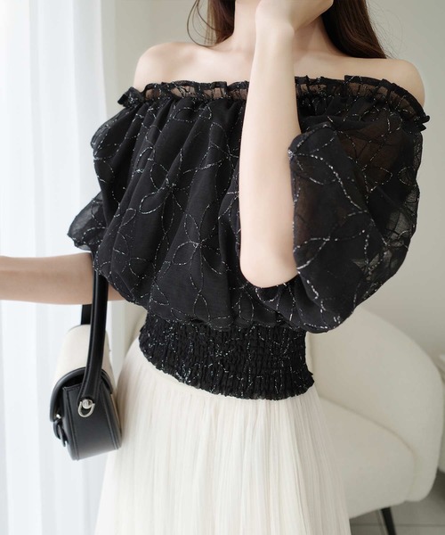 「mily bilet」 半袖カットソー X-LARGE ベージュ レディース_画像8