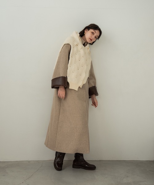 lawgy（ラウジー） コート FREE オートミール レディース : ZOZOTOWN