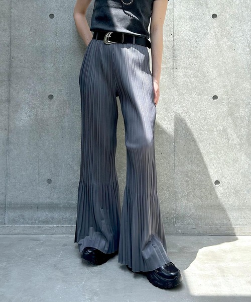 PAGEBOY（ページボーイ） イージーパンツ FREE グレー レディース