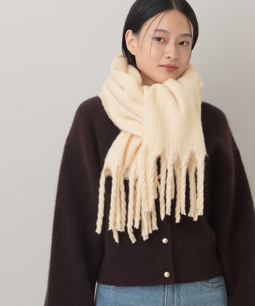 A part by（アパートバイ） ストール マフラー モヘアコンフリンジ