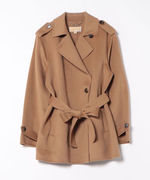 美品　MICHAEL MICHAEL KORS ショートコート MICHAEL KORS（マイケルコース） コート アウター ショート ベルテッド