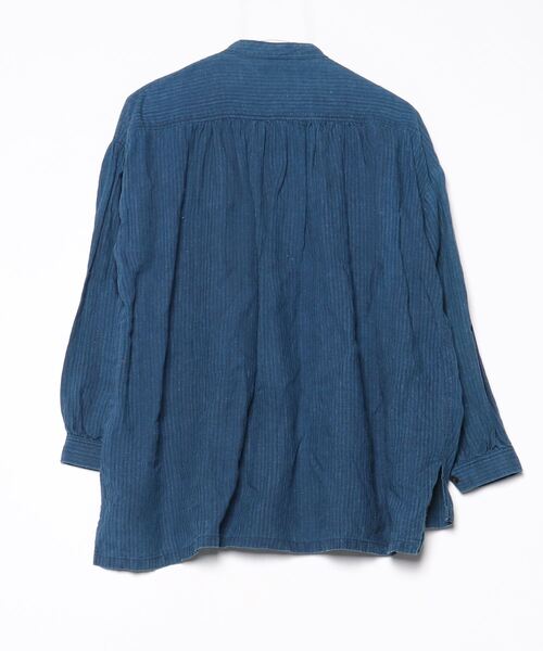 ICHI Antiquites 長袖ブラウス - ブルー レディース : ZOZOTOWN Yahoo