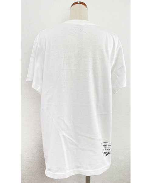 「WORLD WIDE LOVE!」 半袖Tシャツ 1 グレイッシュブルー レディース_画像3